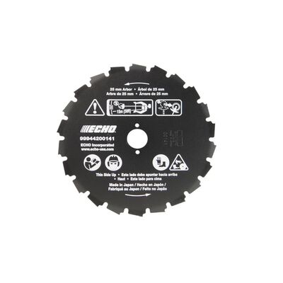 Echo 99944200141 22-Tooth Trimmer Clearing Saw Blade 8" DIA 25Mm Arbor