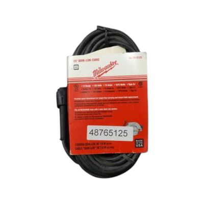 Milwaukee 48-76-5125 2-Wire 25' Quik-Lok Cord