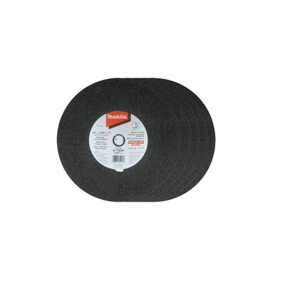 Makita B-10849-5 Saw Abrasive Cut-Off Wheel 14" X 1" X 1/8" Pack-5