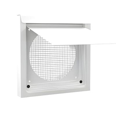 Inovate 6WVW-NC 6" Premium Wall Vent No Collar  White