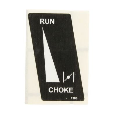 Tecumseh 550239 Choke Decal