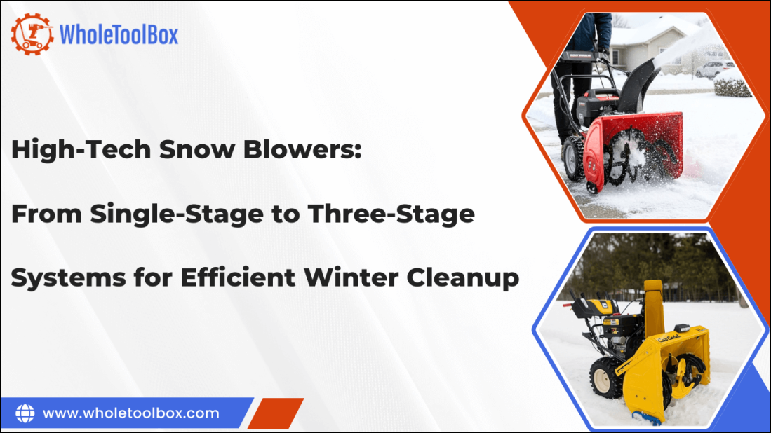 High-Tech Snow Blowers: From Single-Stage to Three-Stage Systems for Efficient Winter Cleanup
