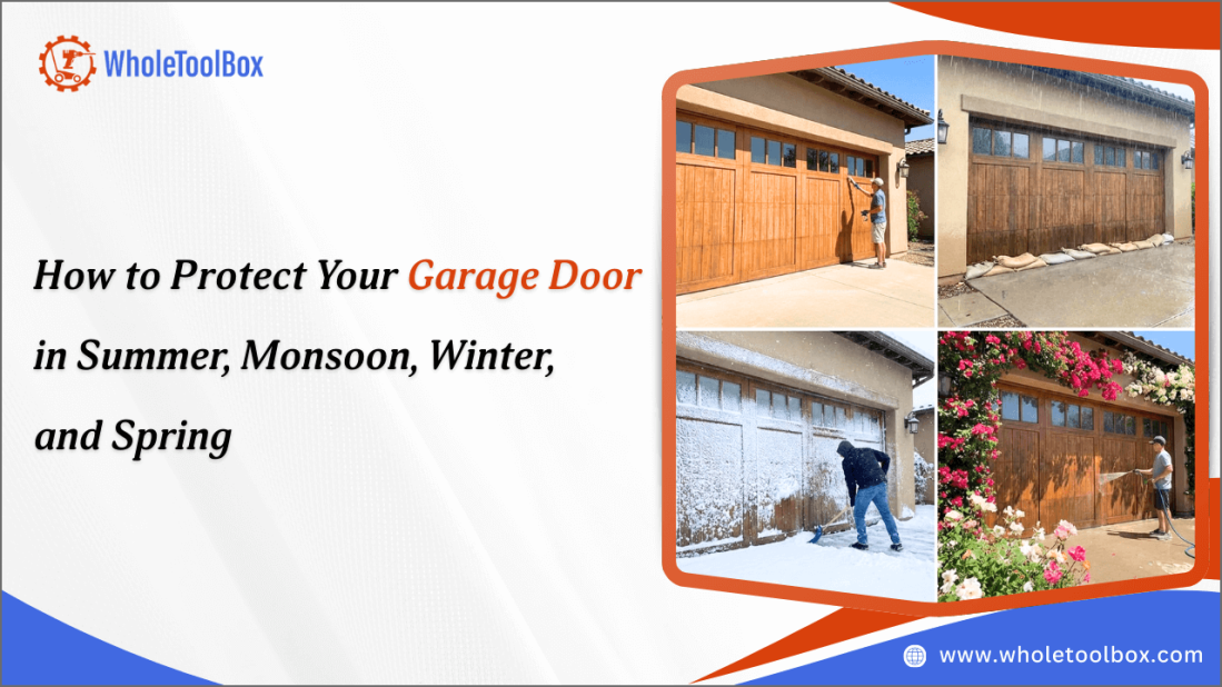 How to Protect Your Garage Door in Summer, Monsoon, Winter, and Spring