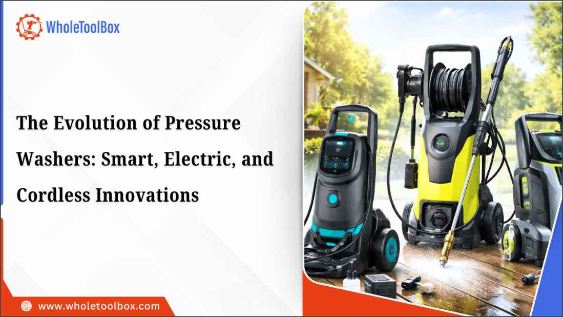 The Evolution of Pressure Washers: Smart, Electric, and Cordless Innovations