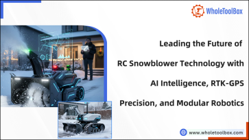 Leading the Future of RC Snowblower Technology with AI Intelligence, RTK-GPS Precision, and Modular Robotics