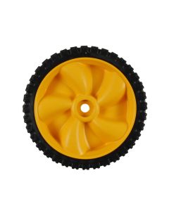 MTD 634-04100A Lawn Mower Wheel Assembly Yellow 8" x 1.8" 