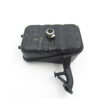 Generac Delco 0H3376C Weldment Muffler W/Cat Black