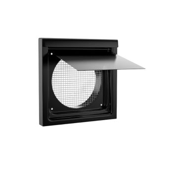 Inovate 6WVK-NC 6" No Collar Wall Vent Black