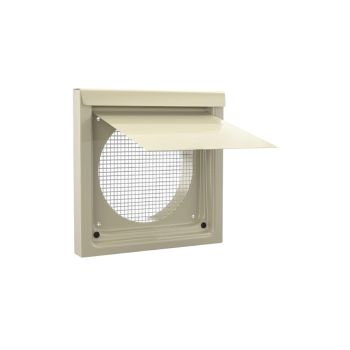 Inovate 6WVT 6" Flush Metal Wall Vent Tan