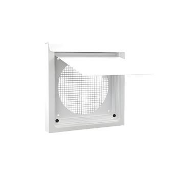 Inovate 6WVW-NC 6" Premium Wall Vent No Collar White