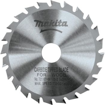 Makita 721107-6A 4‑3/8" 24T Carbide‑Tipped Circular Saw Blade