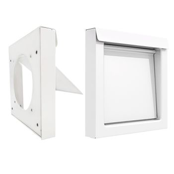 Inovate DWV4W-NC 4 White Drier Wall Vent NO/COLL