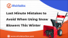 Last Minute Mistakes to Avoid When Using Snow Blowers This Winter