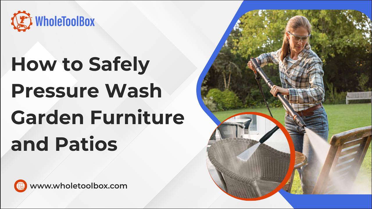 How to Safely Pressure Wash Garden Furniture and Patios