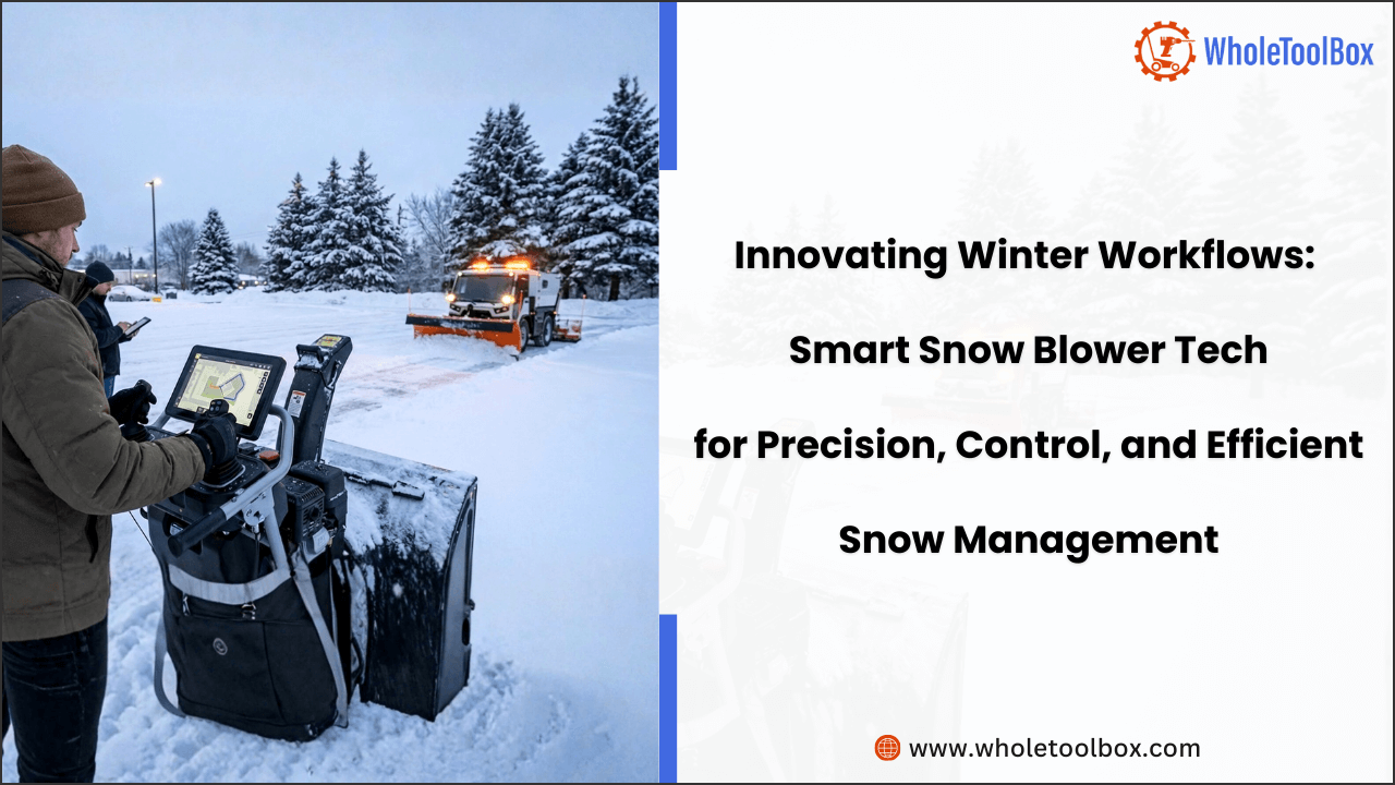 Innovating Winter Workflows: Smart Snow Blower Tech for Precision, Control, and Efficient Snow Management