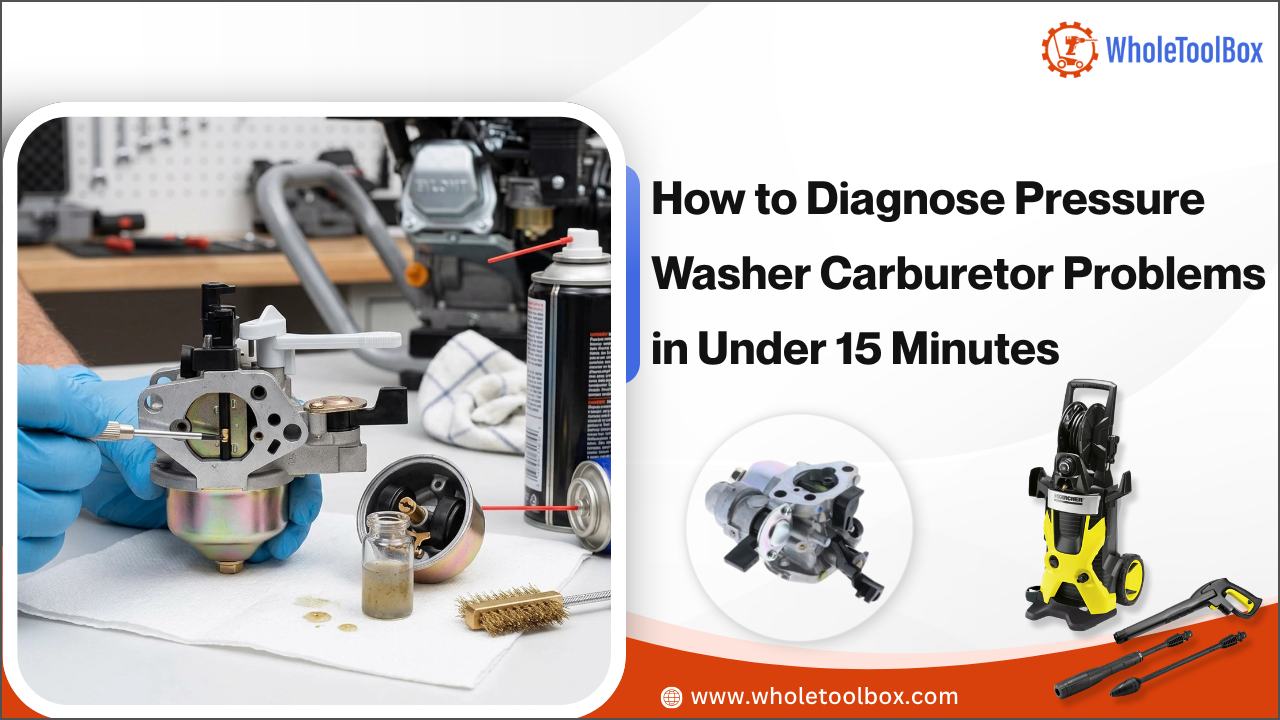 How to Diagnose Pressure Washer Carburetor Problems in Under 15 Minutes