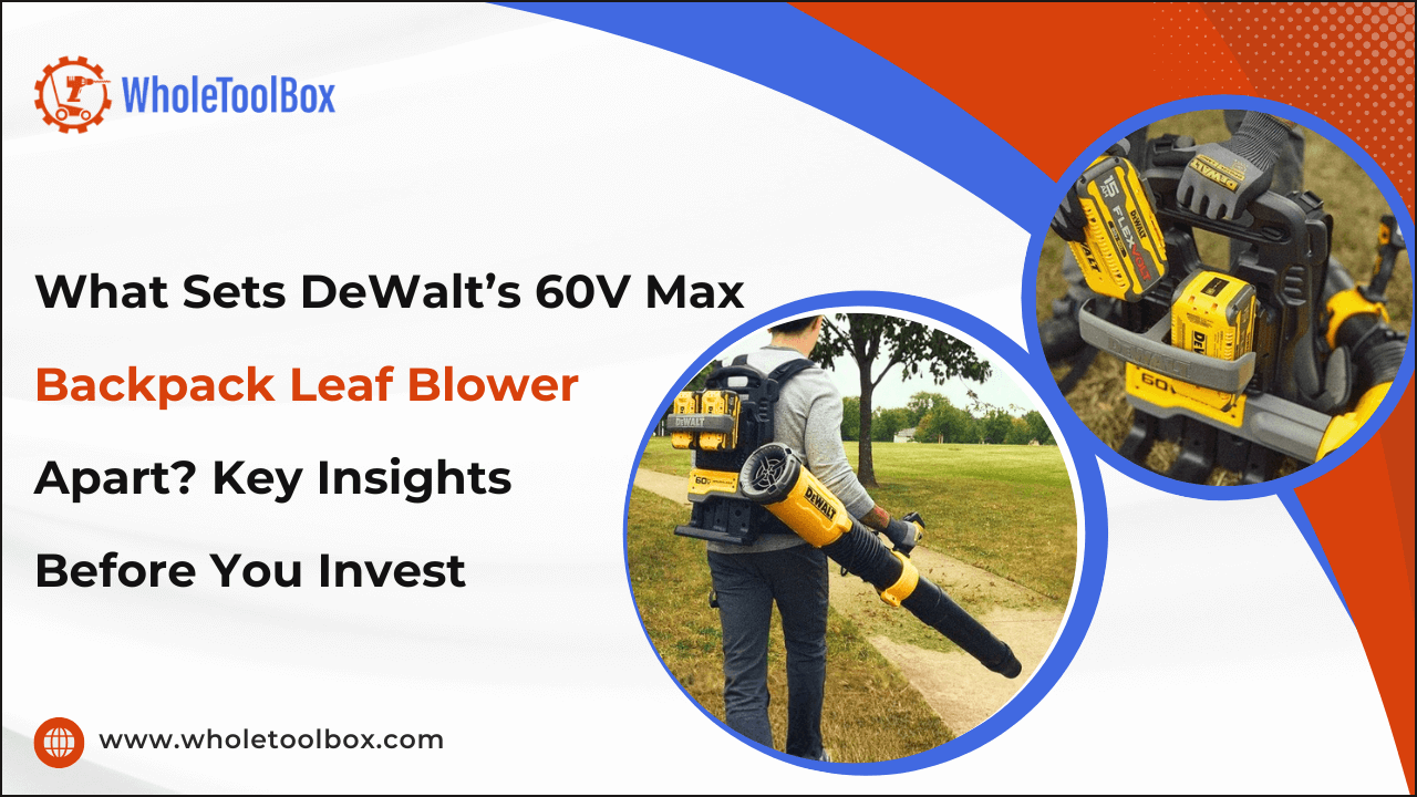 What Sets DeWalt&rsquo;s 60V Max Backpack Leaf Blower Apart? Key Insights Before You Invest