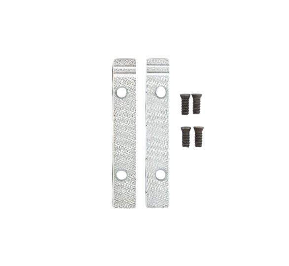 JET 87001S41 Vise Jaw Steel PR 51861-41 W/Screws 4-1/2"
