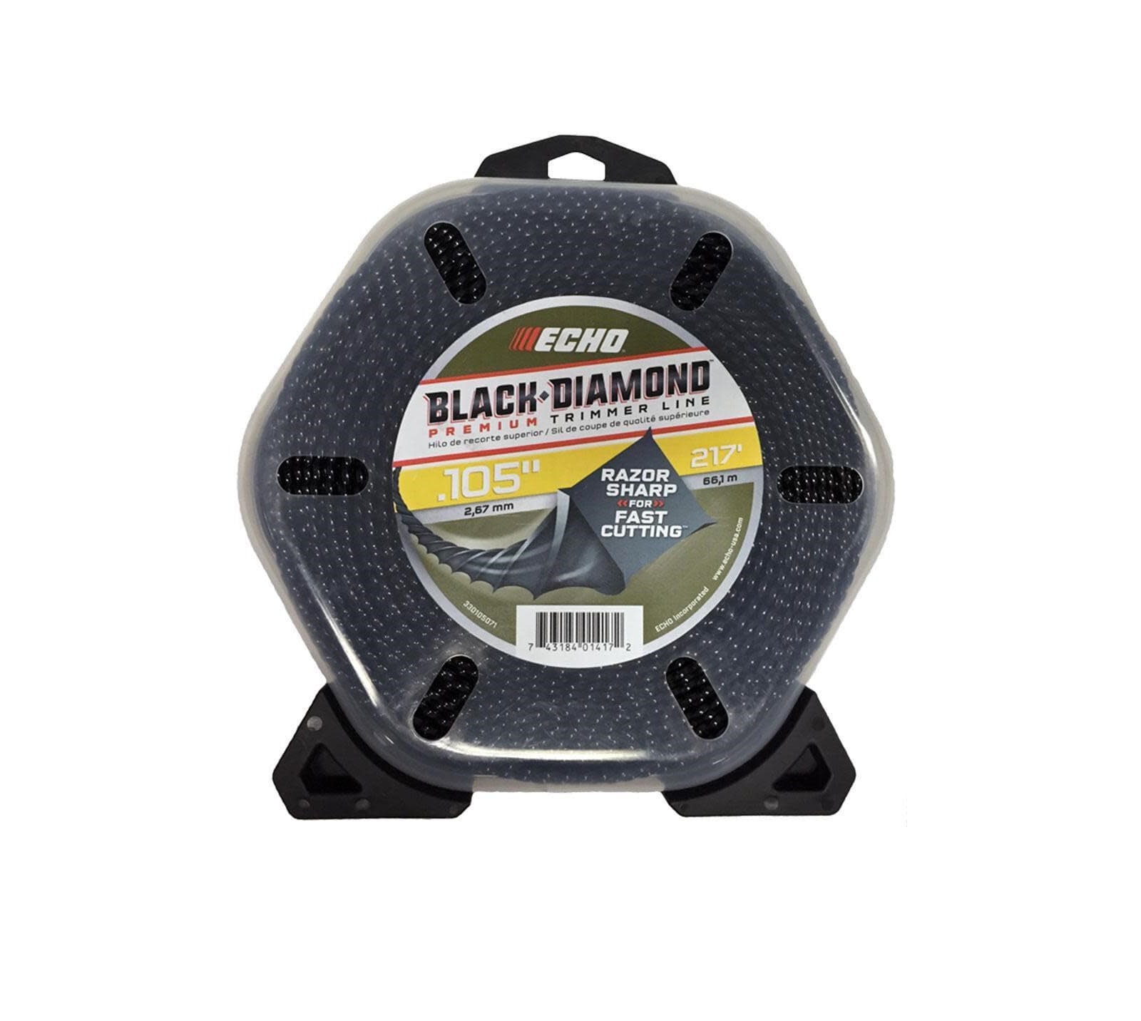 Echo 330095071 Diamond Trimmer Line Donut 0.095" DIA, 253' Length