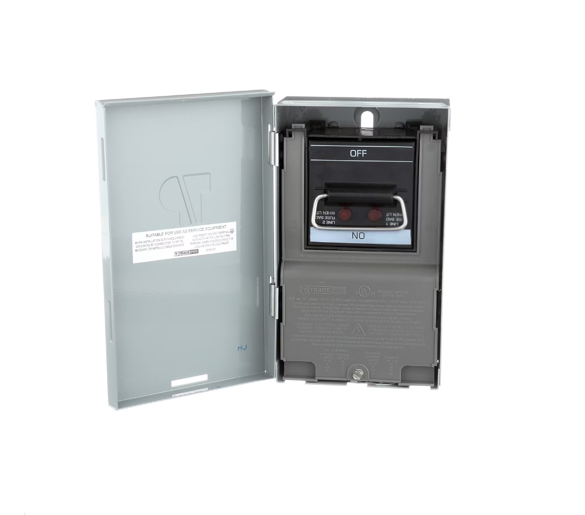 Tradepro TP-60AMP Air Conditioner Fusible Disconnect 60 AMP