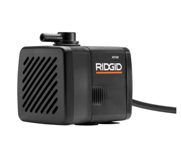 Ridgid 36968 Pump, Tile Saw Water AC11306