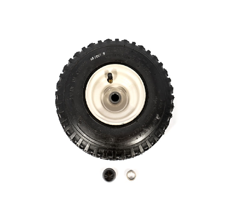 MTD 753-08108 Chipper Shredder Wheel Assembly-Complete Oyster