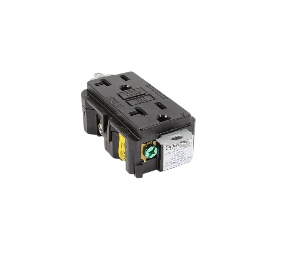 Generac Delco 0D4966 Outlet 20A 120V GFCI GF20BK