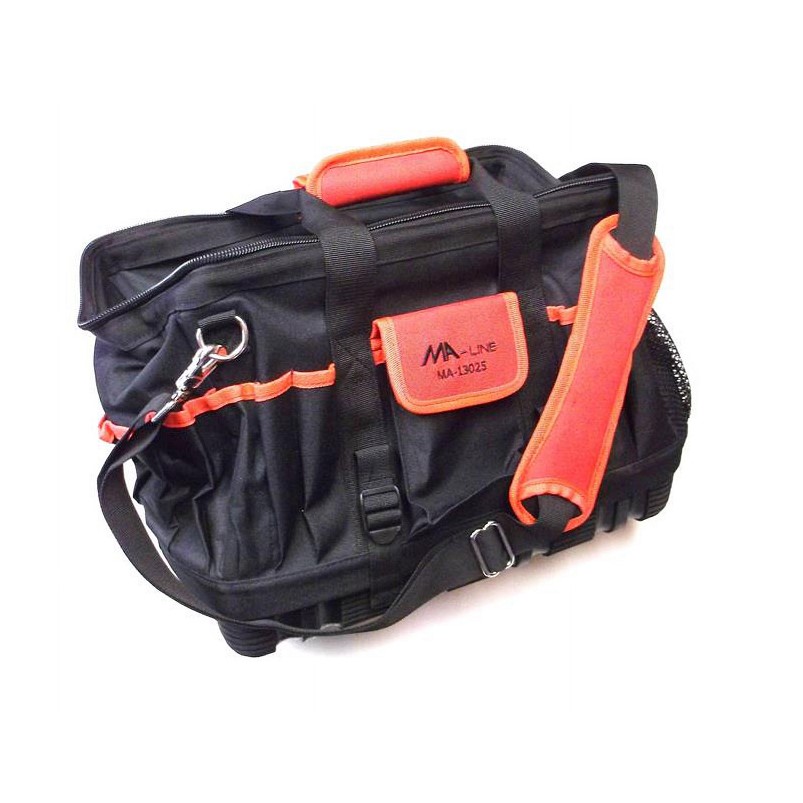 Ma-Line MA-13025 Red/Black Tool Bag With Rubber