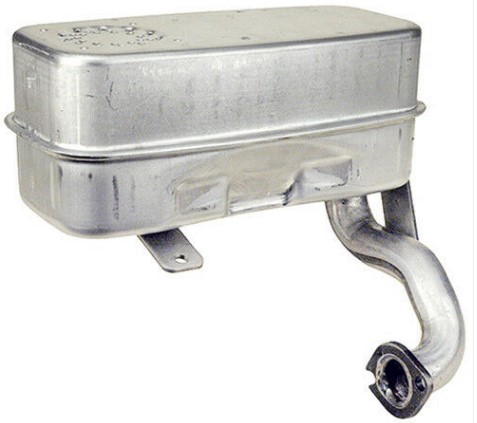 MTD 951-05956A Single Inlet Muffler W/Welded Exhaust Pipe