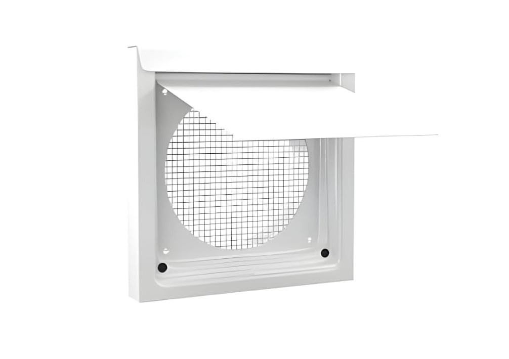 Inovate 6WVW-NC 6" Premium Wall Vent No Collar  White